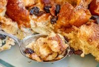 Decadent Cinnamon Bread Pudding Recipe with Vanilla Sauce