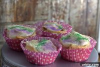 King Cake Cupcakes Recipe: Mardi Gras Mini Cakes