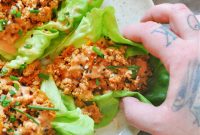 Vegan Tofu Lettuce Wraps with Flavorful Asian-Inspired Sauce