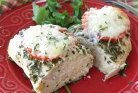 Crispy Baked Pesto Chicken Breast with Parmesan Crust