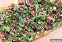 Prosciutto, Goat Cheese & Fresh Fig Flatbread Recipe
