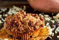 Sweet Potato Chocolate Quinoa Crumble Muffins: Moist Autumn Treat
