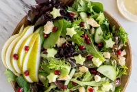Crisp Chopped Salad with Pear Vinaigrette Recipe
