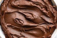Silky Chocolate Ganache Buttercream Frosting Recipe