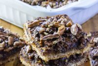 Decadent Chocolate Pecan Pie Bars Recipe