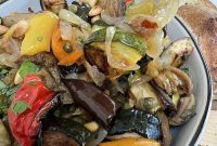 Roasted Eggplant Caponata (Tomato-Free Sicilian Recipe)