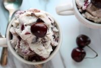 Homemade Cherry Amaretto Ice Cream Recipe