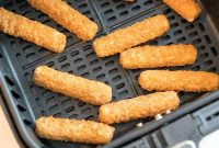 Crispy Air Fryer Frozen Mozzarella Sticks in 10 Minutes