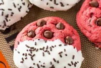 Red Velvet Cookies with Chocolate Chips — Decadent Holiday Treat