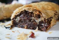 Savory Venison and Cranberry Strudel Recipe for Holiday Dinner