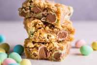 Easter Mini Egg Cookie Bar Recipe for Spring Baking