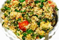 Curried Chicken with Green Beans over Fluffy Couscous