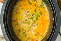 Creamy Slow Cooker Ham & Potato Soup Recipe