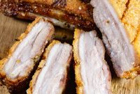 Crispy Salt-Crusted Pork Belly Recipe with Tender Juicy Meat