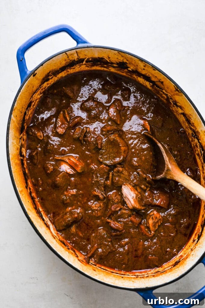 Beef Birria after reheating.