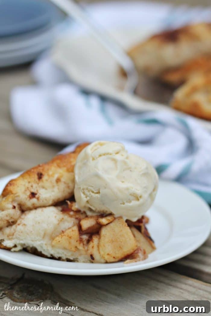 apple pie crostata