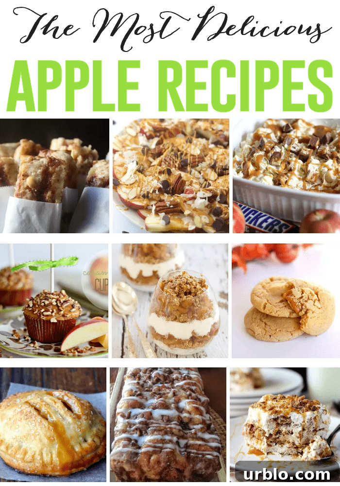 Apple Recipes Roundup from The Girl Creative