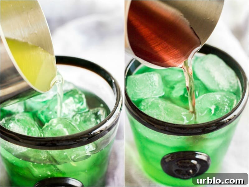 Scare up some fun on Halloween with this frightfully fruity Beetlejuice Cocktail!