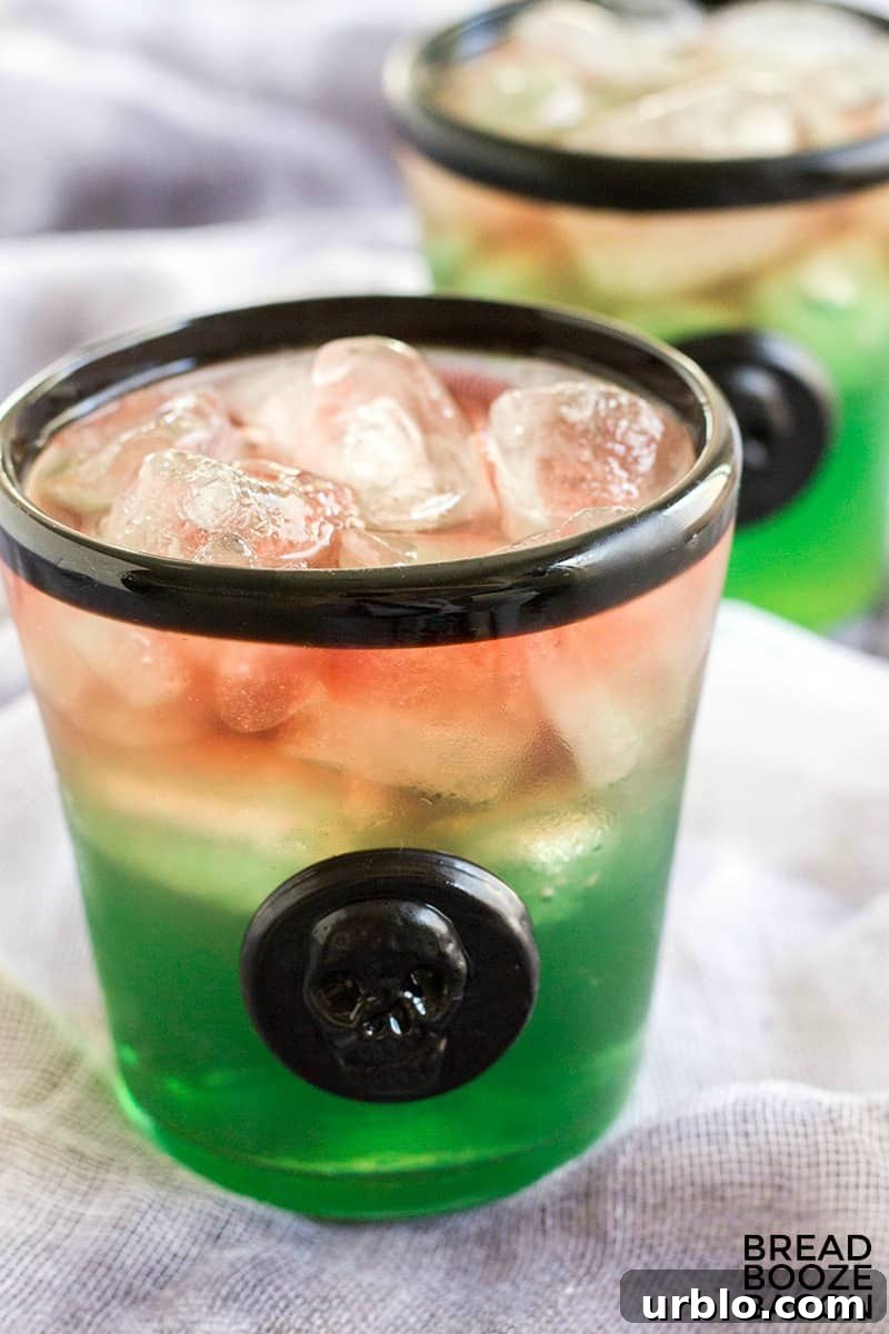 Scare up some fun on Halloween with this frightfully fruity Beetlejuice Cocktail!