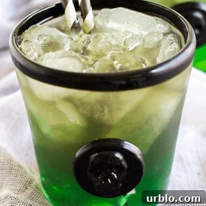 Scare up some fun on Halloween with this frightfully fruity Beetlejuice Cocktail!