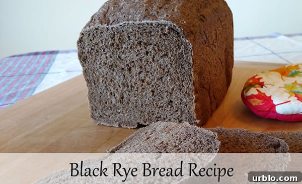 Black Rye Bread Recipe
