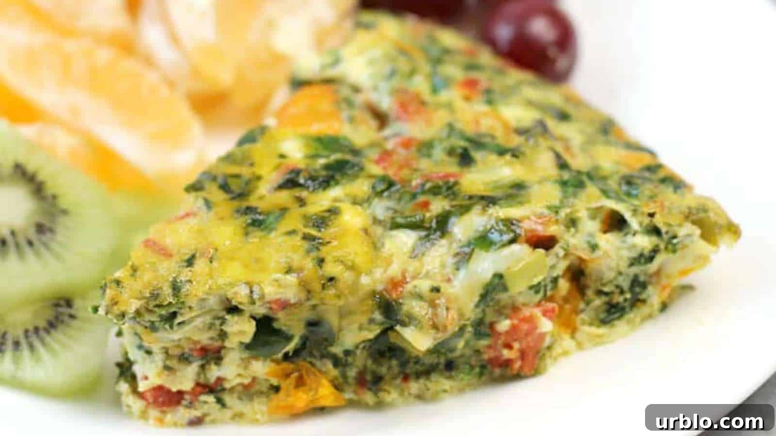 Crustless quiche