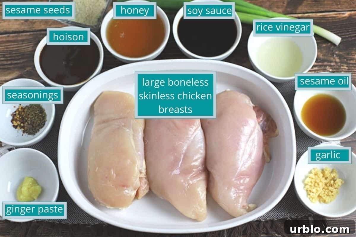 ingredients measured out in bowls on counter top.