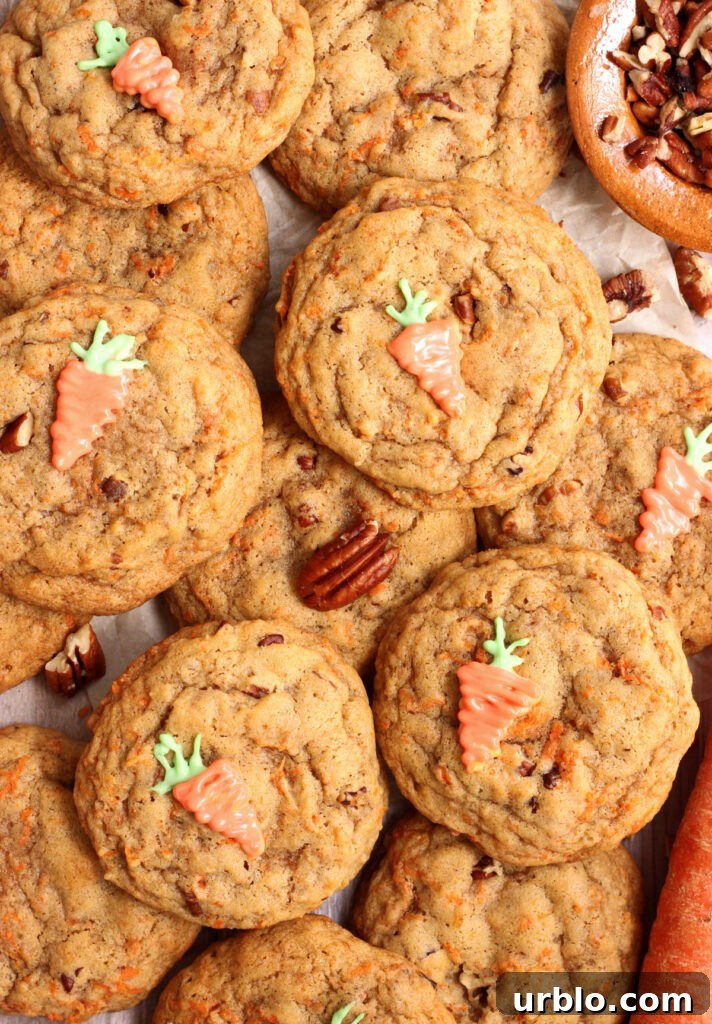 Chewy Brown-Butter Carrot Cake Cookies with Cream Cheese Frosting 7 brown butter carrot cake cookies