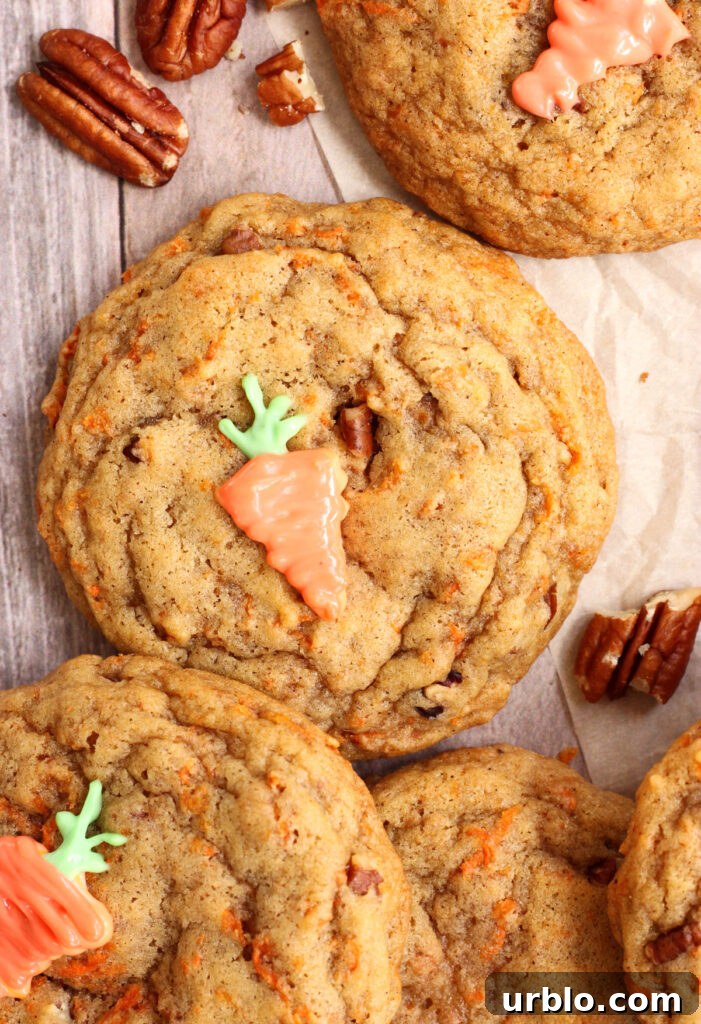 Chewy Brown-Butter Carrot Cake Cookies with Cream Cheese Frosting 9 brown butter carrot cake cookies