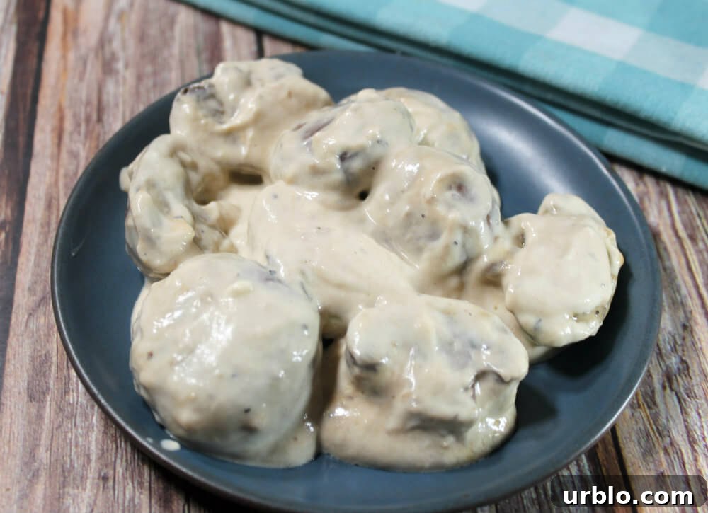 Keto Creamy Dijon Mushrooms6