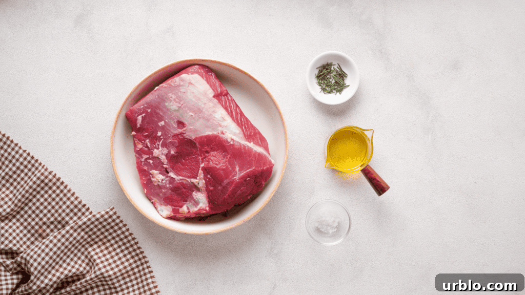 Air Fryer Roast Beef: Complete Guide to Tender, Juicy Results 5 The ingredients of air fryer roast beef recipe