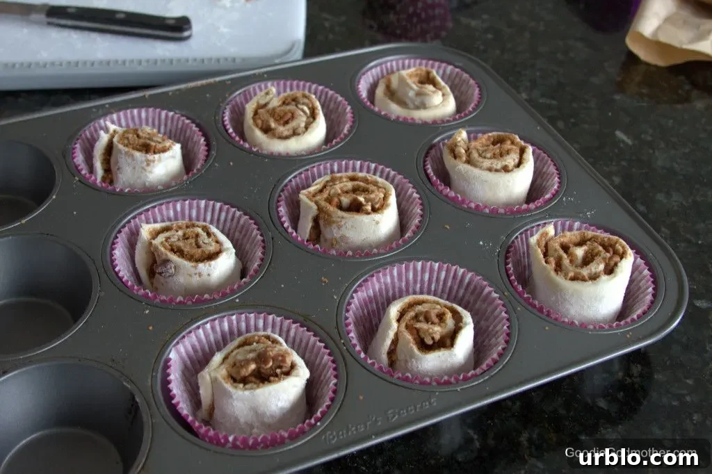 Easy King Cake Cupcakes Ready for Baking