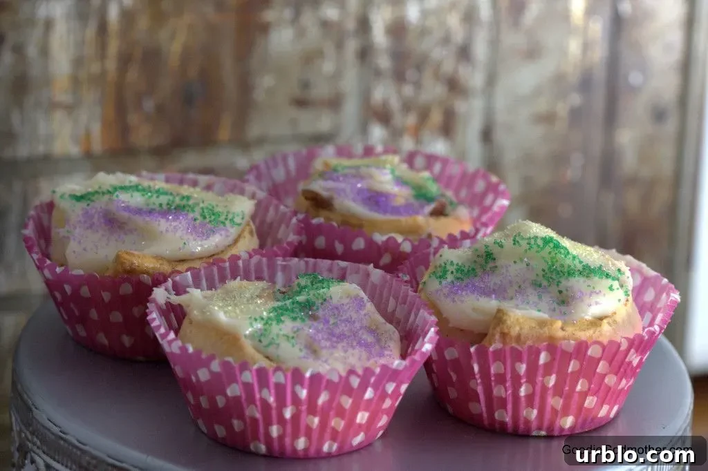 Easy King Cake Cupcake Recipe