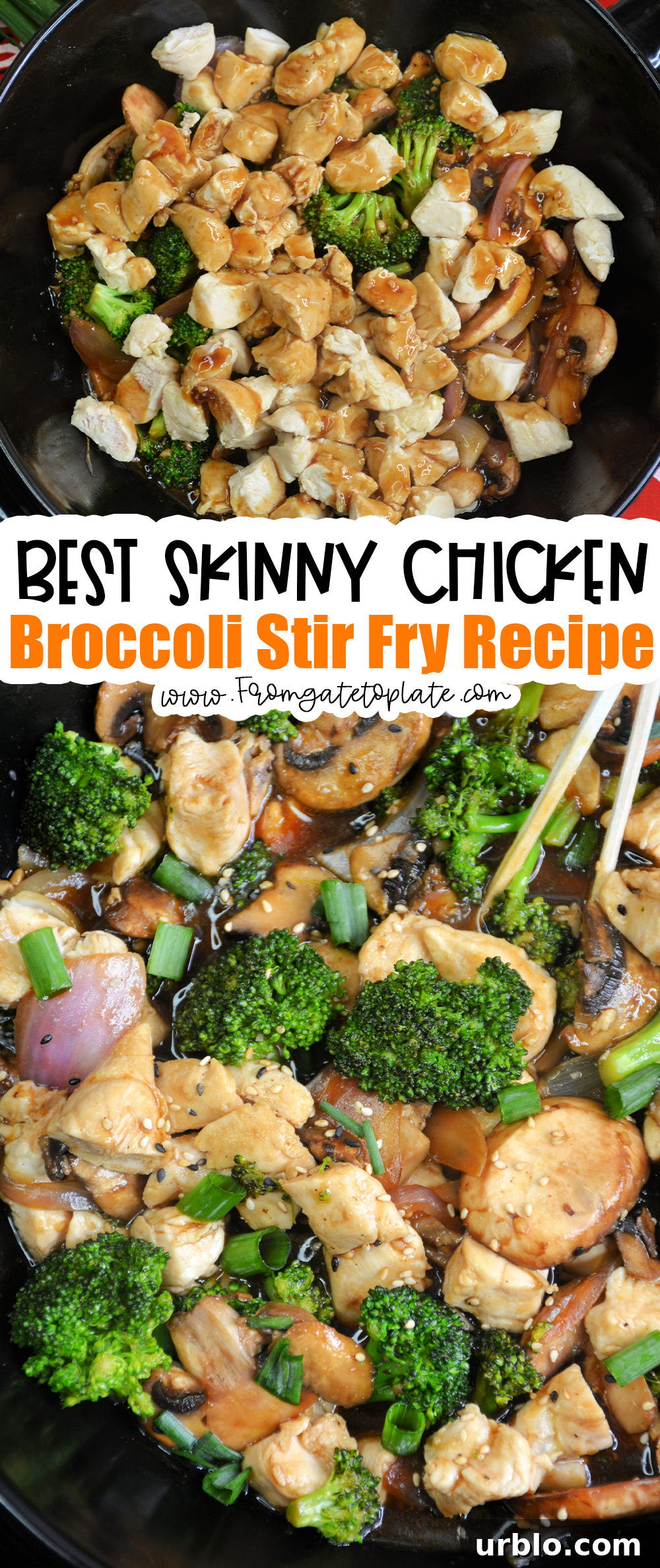 Skinny Chicken Broccoli Stir Fry
