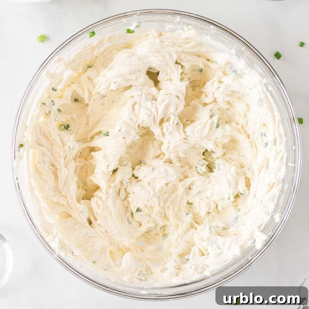 Classic Creamy Cheese Ball Recipe: Party Appetizer Guide 6 cheese ball filling mixed together
