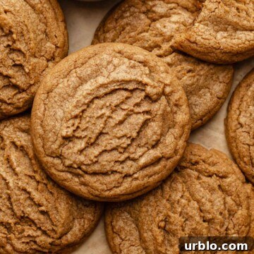 An array of biscoff butter cookies on a sheet pan.