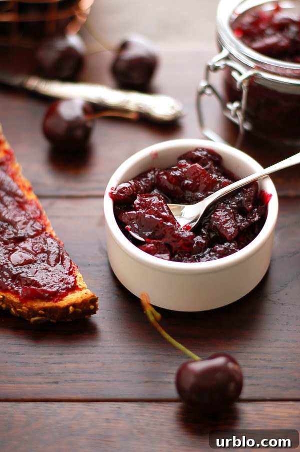 Cherry Jam with Cinnamon