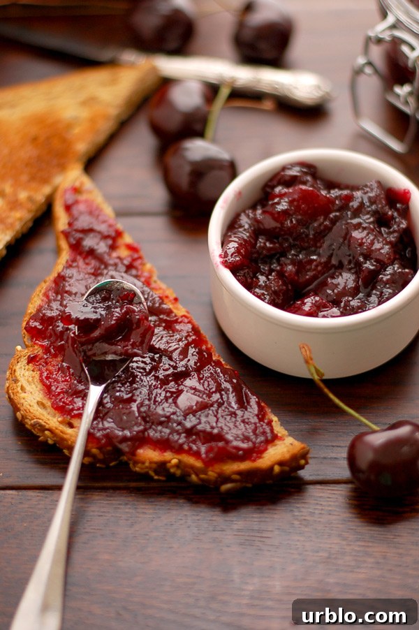 Cherry Jam with Cinnamon