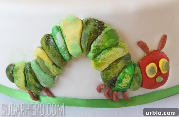 Very Hungry Caterpillar Cake | SugarHero.com Very Hungry Caterpillar Cake | SugarHero.com