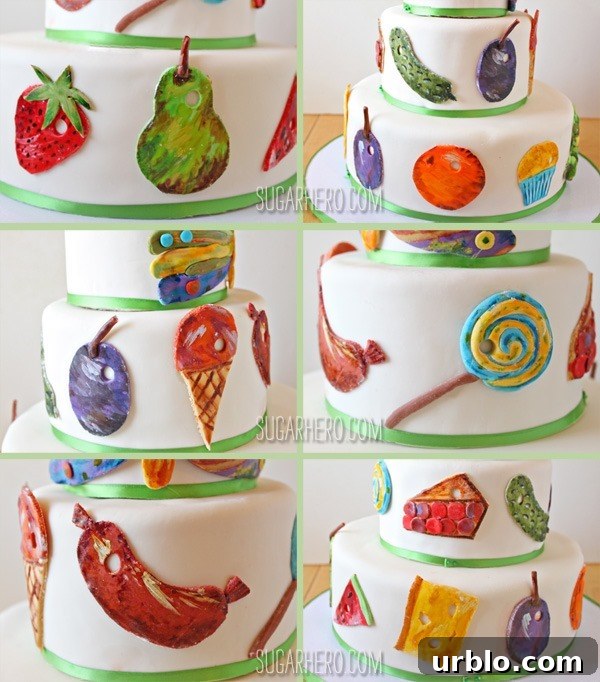 Very Hungry Caterpillar Cake | SugarHero.com Very Hungry Caterpillar Cake | SugarHero.com