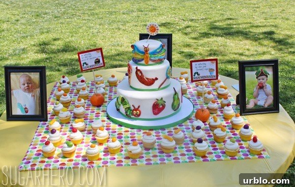 Very Hungry Caterpillar Cake | SugarHero.com