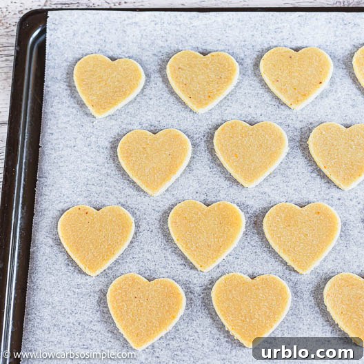 Hearts on Baking Sheet | Low-Carb, So Simple