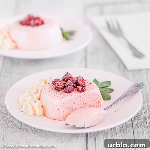 5-Ingredient Keto Strawberry Caramel Panna Cotta with Ketokamu Chocolate-Covered Strawberries | Low-Carb, So Simple