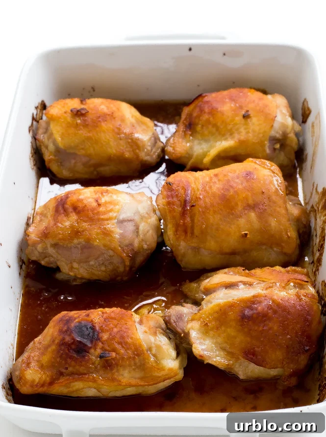 Baked Honey Garlic Chicken 