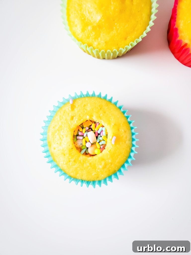 Surprise Sprinkle Celebration Cupcakes: Festive Bite-Sized Treats 4 img 19514 6