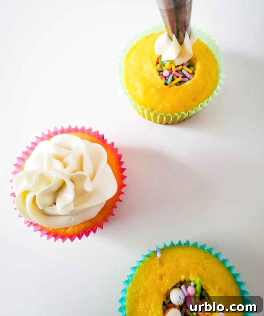 Surprise Sprinkle Celebration Cupcakes: Festive Bite-Sized Treats 5 img 19514 7