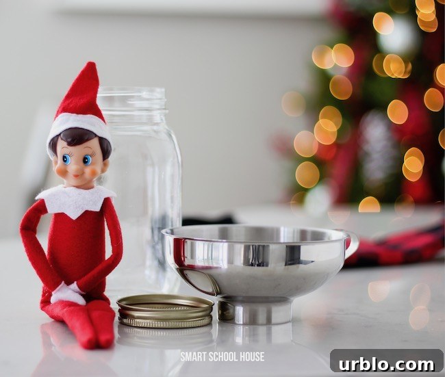 This Elf on the Shelf idea is easy and fun.