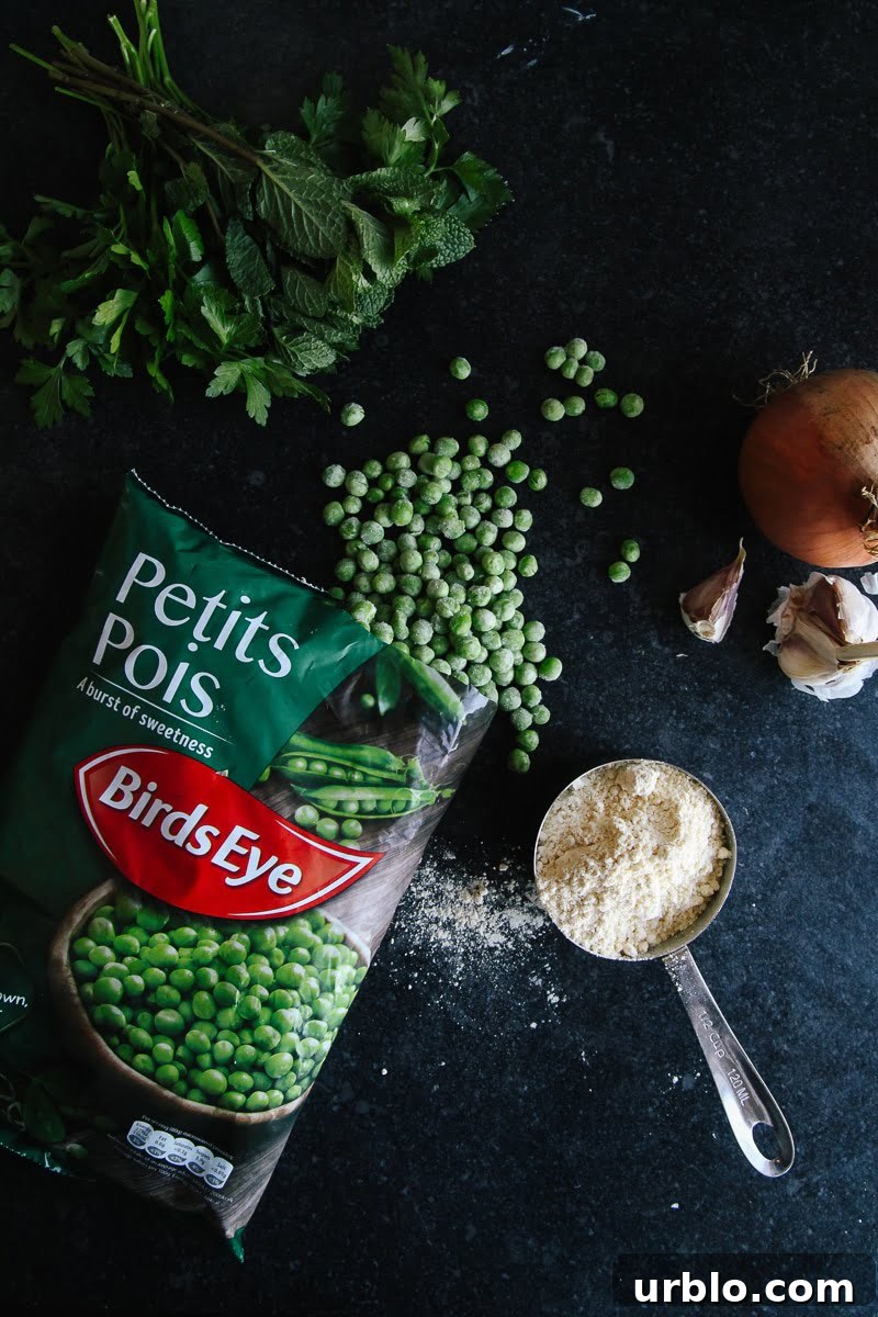 Baked Green Pea Fritters (Vegan + GF)