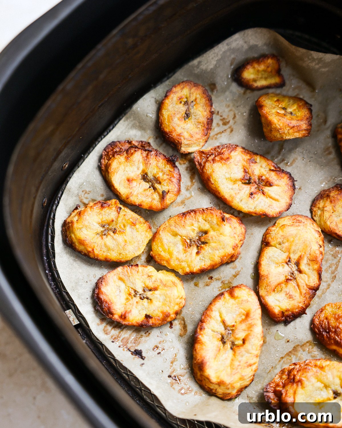 air fried plantains