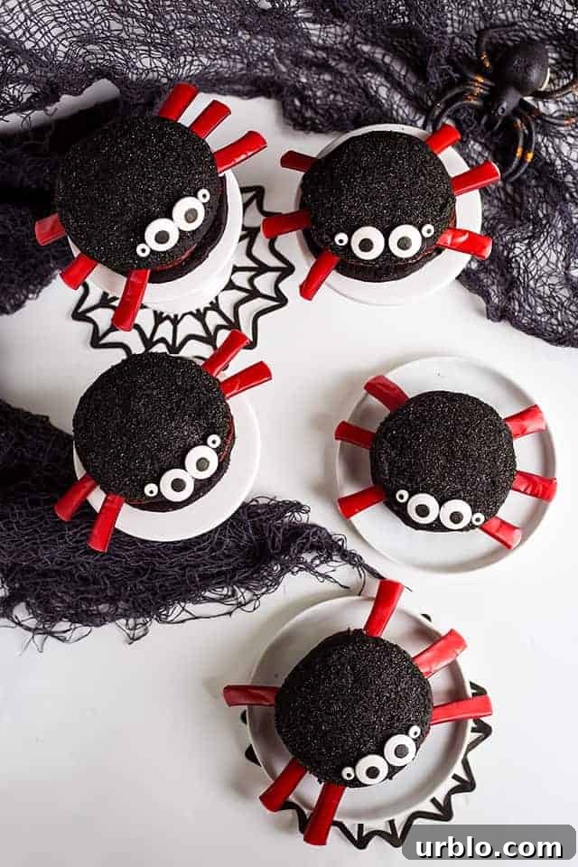 Whoopie pie eyes Spider whoopie pie with eyes